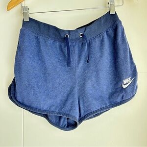Nike Navy Athletic Terry Shorts